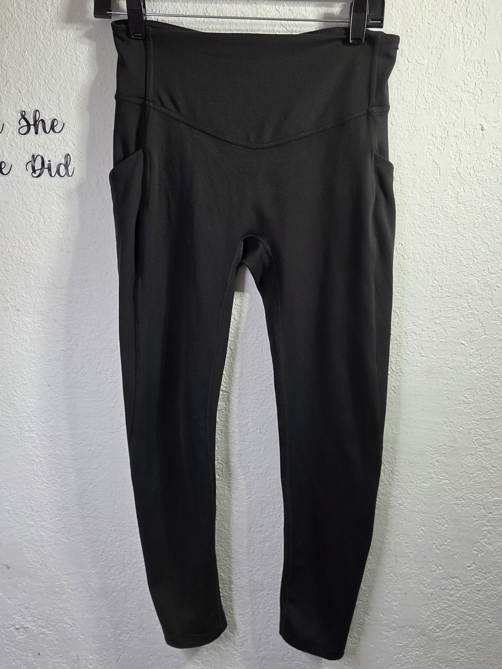 COOLIBAR Ananya Black UPF 50+ Sun Protection Activewear Leggings Pockets M